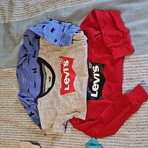 24 months Levi's shirts and Carter's Onesie